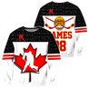 3D All Over Printed Hockey Canada Unisex Shirts Custom Name Custom number  XT