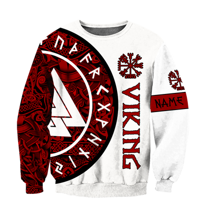 Customized Name Viking 3D All Over Printed Unisex Shirts