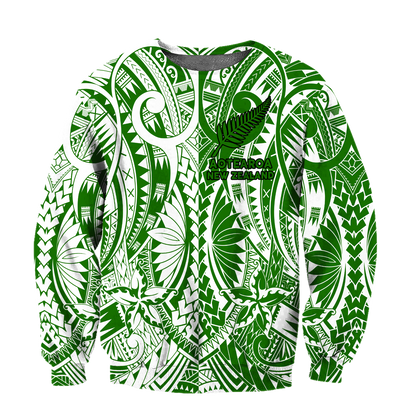 New zealand Aotearoa silver fern classic 3d all over printed