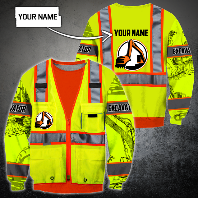 Customize Name Heavy Equipment Operator 3D All Over Printed Unisex Shirts