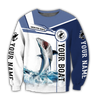 Custom name Shortfin Mako fishing Catch and Release 3D Design print shirts