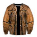 Native Cowboy Jacket No15 Cosplay 3D Over Printed Unisex Deluxe Hoodie ML