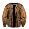 Native Cowboy Jacket No15 Cosplay 3D Over Printed Unisex Deluxe Hoodie ML