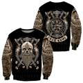 Customized Name Viking 3D All Over Printed Unisex Shirts