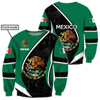 Persionalized Mexico 3D All Over Printed Unisex Hoodie