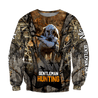 Hunting Dog 3D Over Printed Unisex Deluxe Hoodie ML