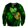 Premium Unisex Hoodie Irish St.Patrick Shamrock ML