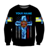 Customize Name Jesus And Firefighter 3D All Printed Hoodie For Men And Women MH25012104