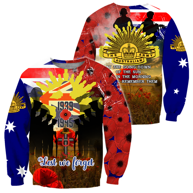 Premium Unisex Hoodie Remember Anzac Day ML