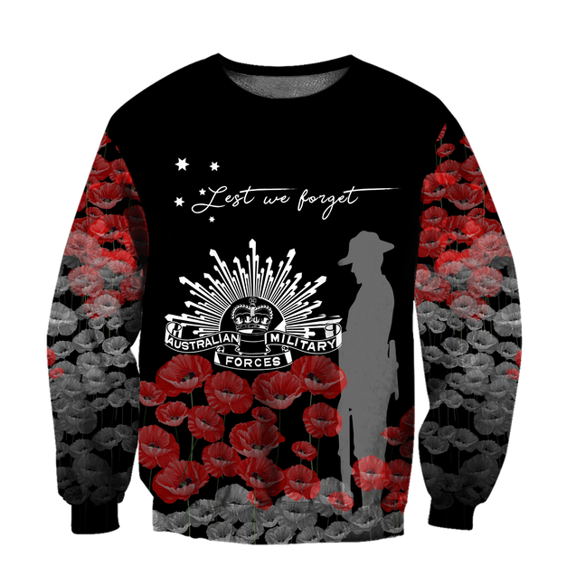 Premium Unisex Hoodie Remember Anzac Day Lest We Forget ML