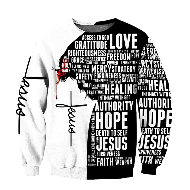 Premium Unisex Hoodie 3D All Over Printed Easter Day Christian Jesus No14 ML