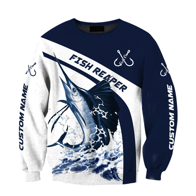 Custom name sailfish fishing design 3d print shirts