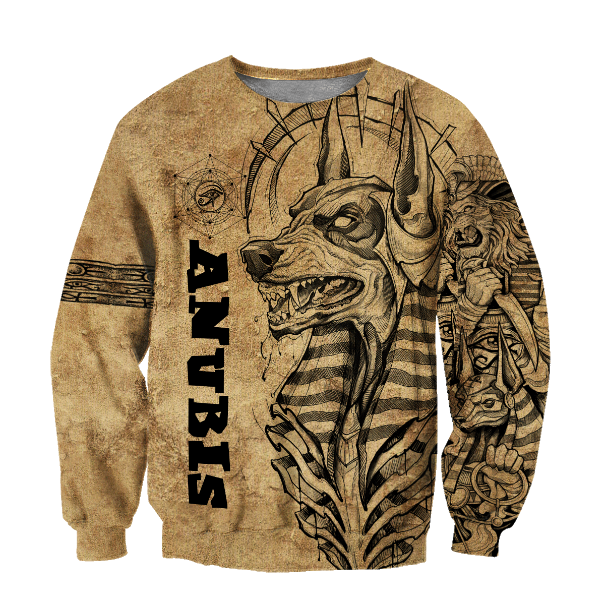 Egyptian Gods Ancient Anubis Tattoo unisex 3d print shirts