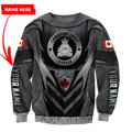Personalized Name XT Canadian Army Veteran 3D Printed Clothes PD30032101