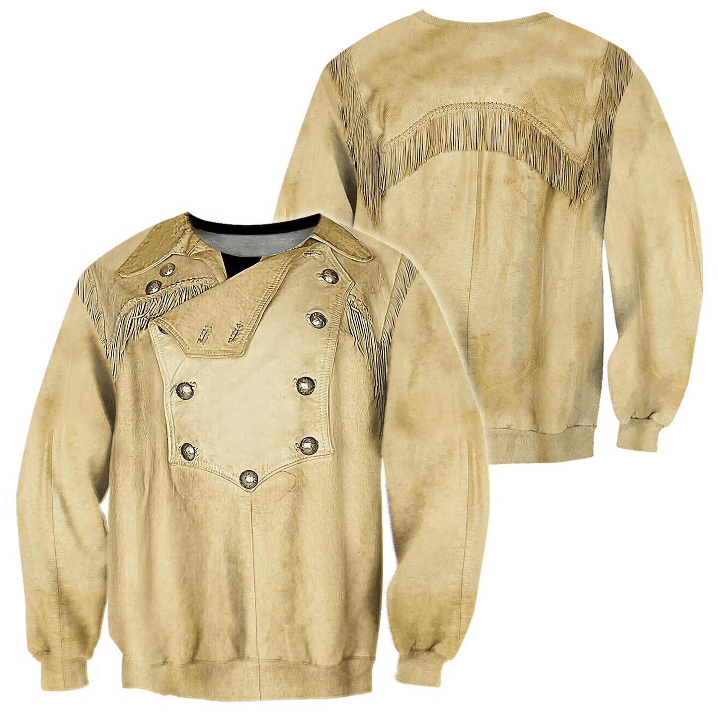 Native Cowboy Jacket No30 Cosplay 3D Over Printed Unisex Deluxe Hoodie ML