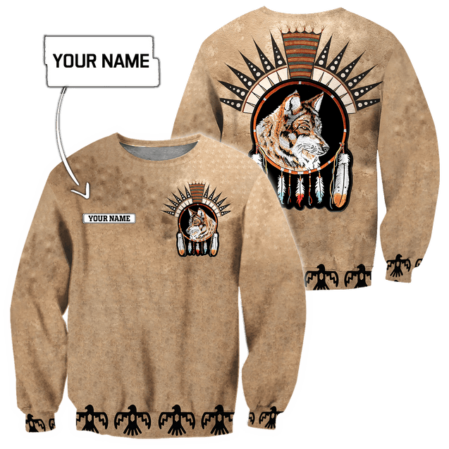 Custom Name Native American 3D All Over Printed Unisex Shirts