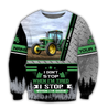 3D All Over Printed Tractor  Green Unisex Shirts Custom Name XT NTN20022104