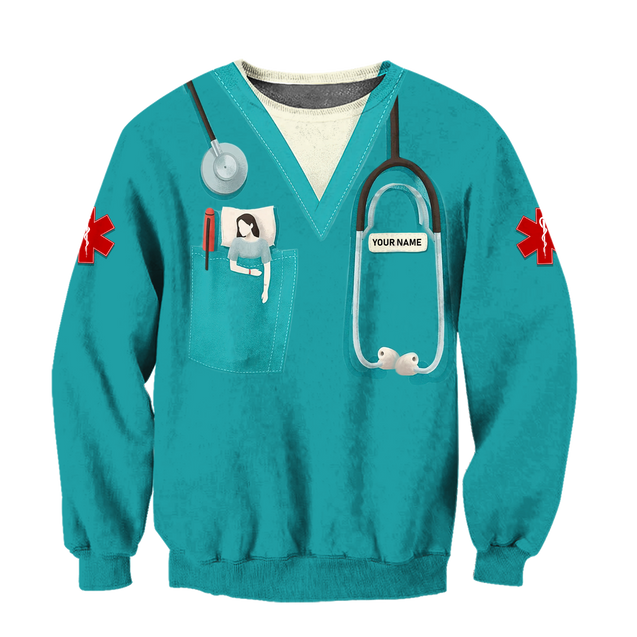 Premium Nurse Customize 3D All Over Printed Unisex Shirts