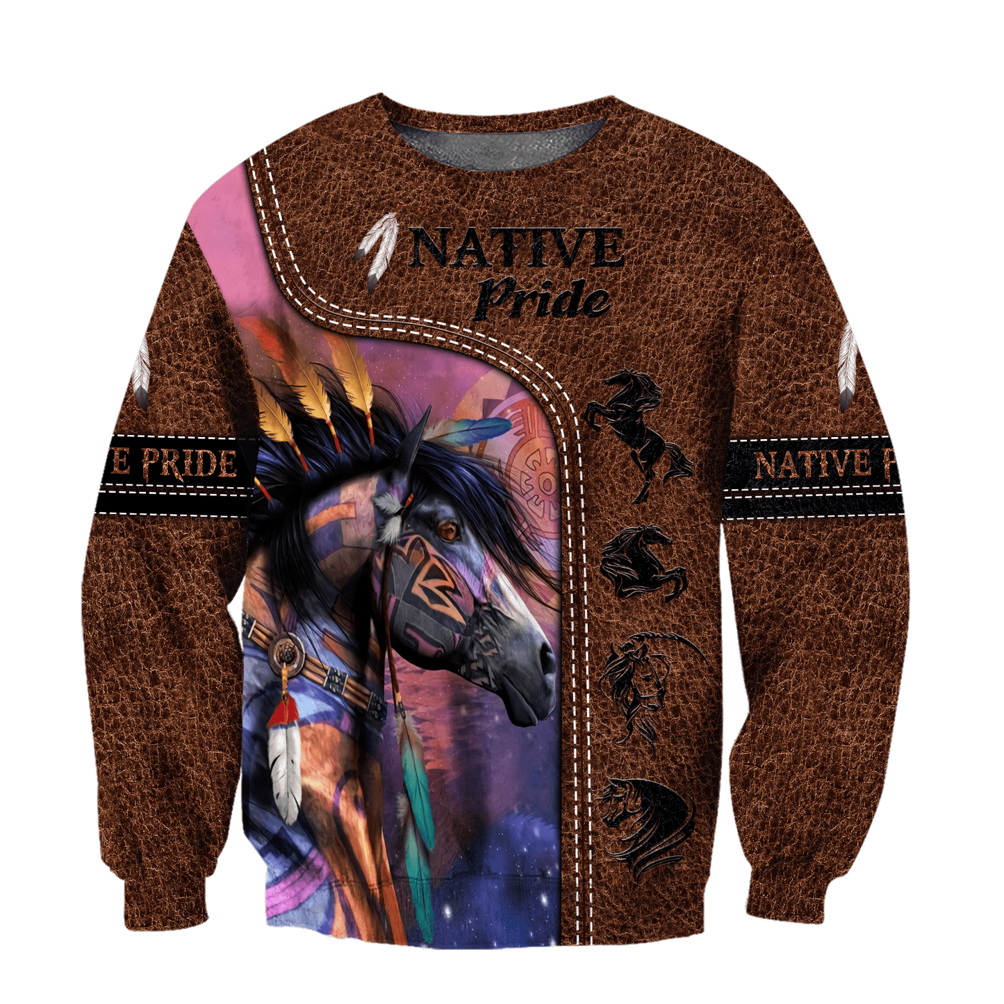 Native American Horse 3D All Over Printed Unisex Shirts