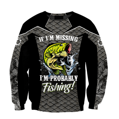 Bass Silver Sports Probably Fishing 3d print shirts