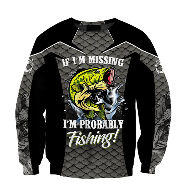 Bass Silver Sports Probably Fishing 3d print shirts