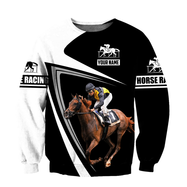 Personalized Name Horse Racing 3D All Over Printed Unisex Shirts