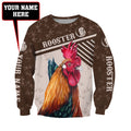 Personalized Rooster 3D Printed Unisex Shirts AM16042104