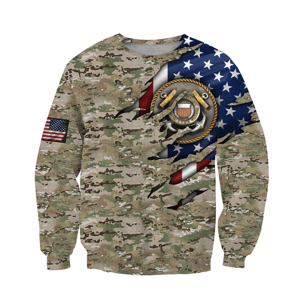 United States Coast Guard 3D All Over Printed Unisex Shirts