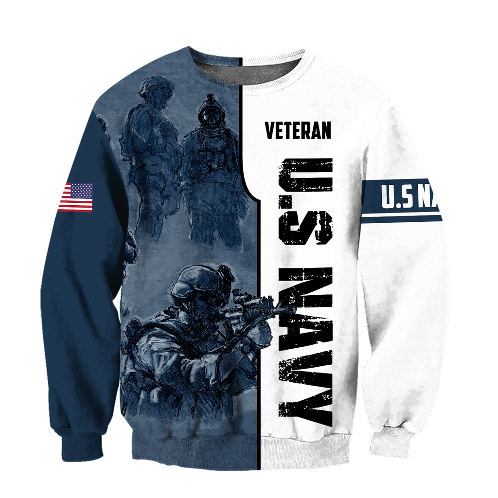 US Navy 3D All Over Printed Unisex Shirts