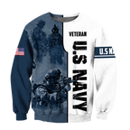 US Navy 3D All Over Printed Unisex Shirts