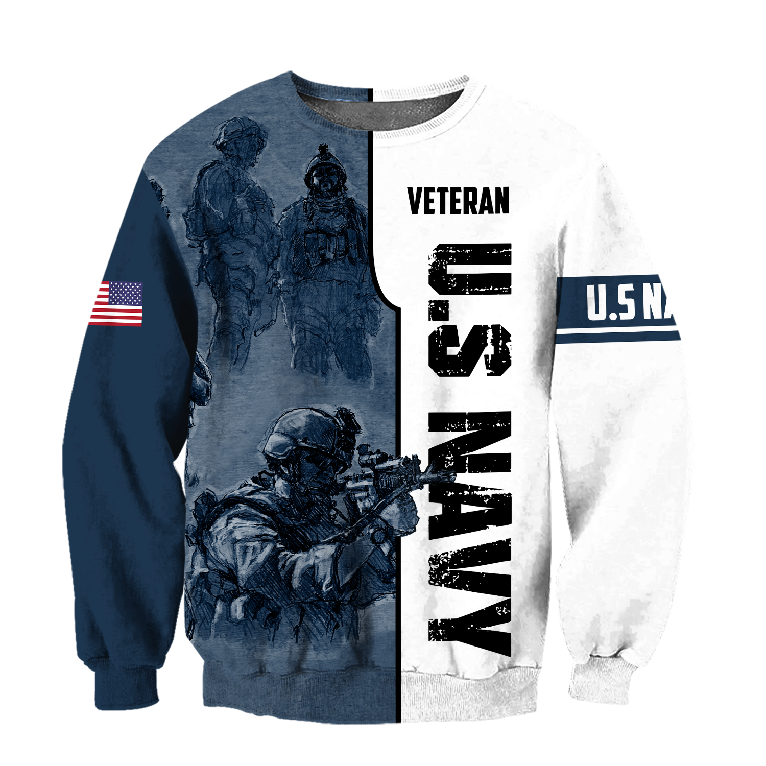 US Navy 3D All Over Printed Unisex Shirts