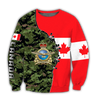 Canadian Air Force Veteran 3D All Over Printed Shirts NTN10032104