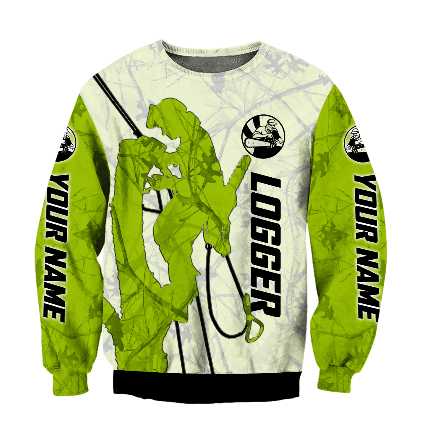 Premium Personalized 3D Printed Logger Shirts MEI