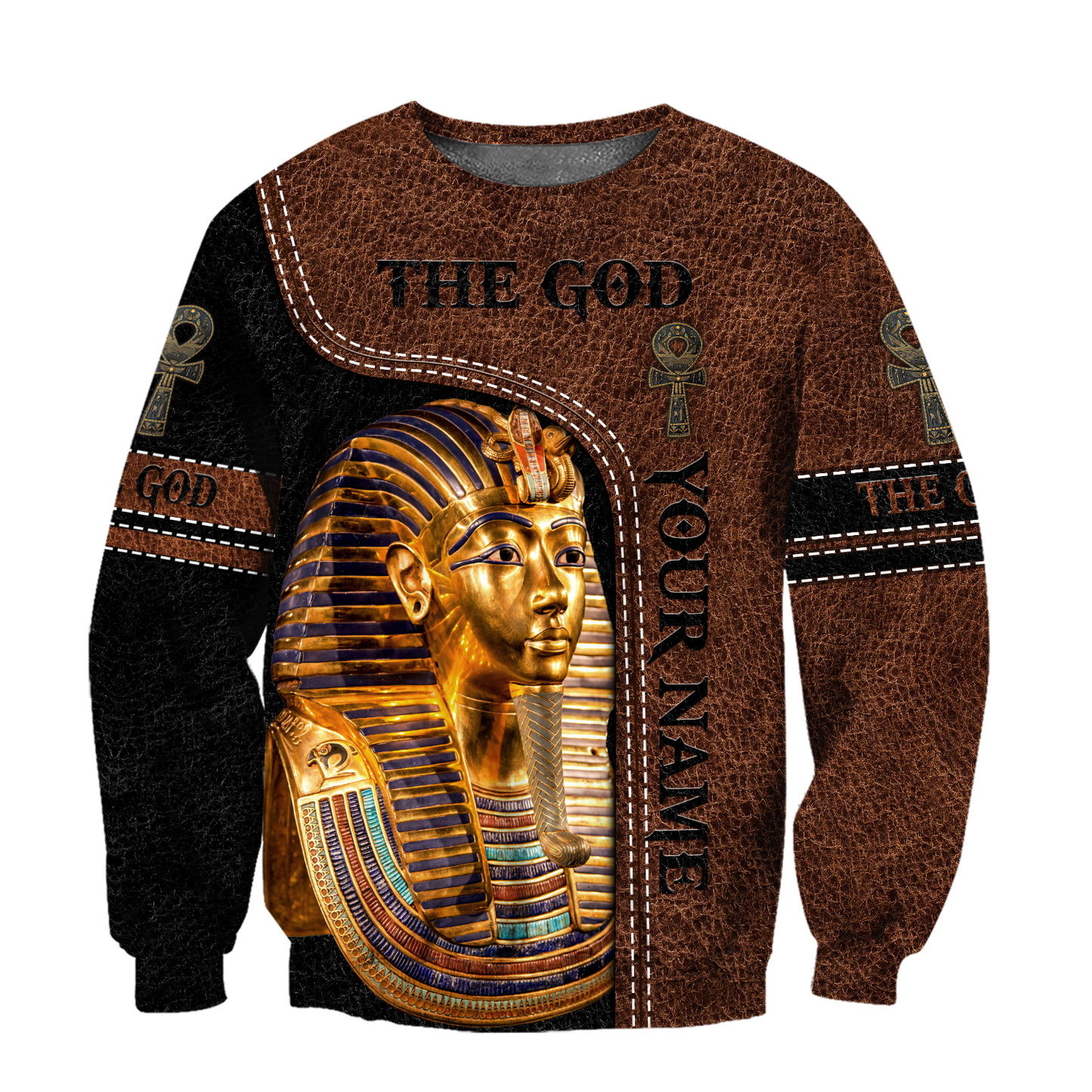 Custom name Pharaoh The God Ancient Egypt 3D design print shirts