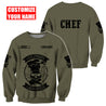 Custom Name Master Chef 3D All Over Printed Unisex Shirts