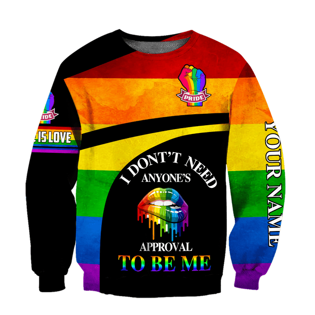 Customize Name LGBT Pride Hoodie For Men And Women DA13052104