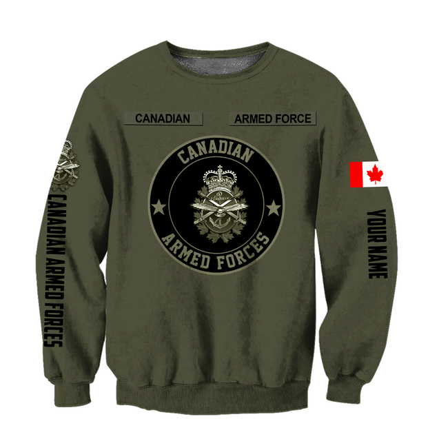 Personalized Name XT Canadian ARmed Forces 3D Printed Shirts DA27032102