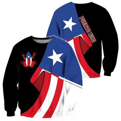 Puerto Rico 3D All Over Printed Hoodie For Men And Women
