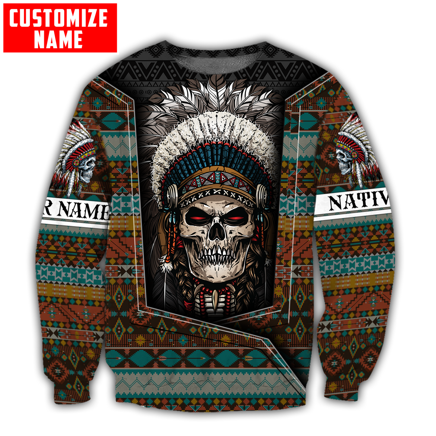 Native American 3D All Over Printed Unisex Shirts