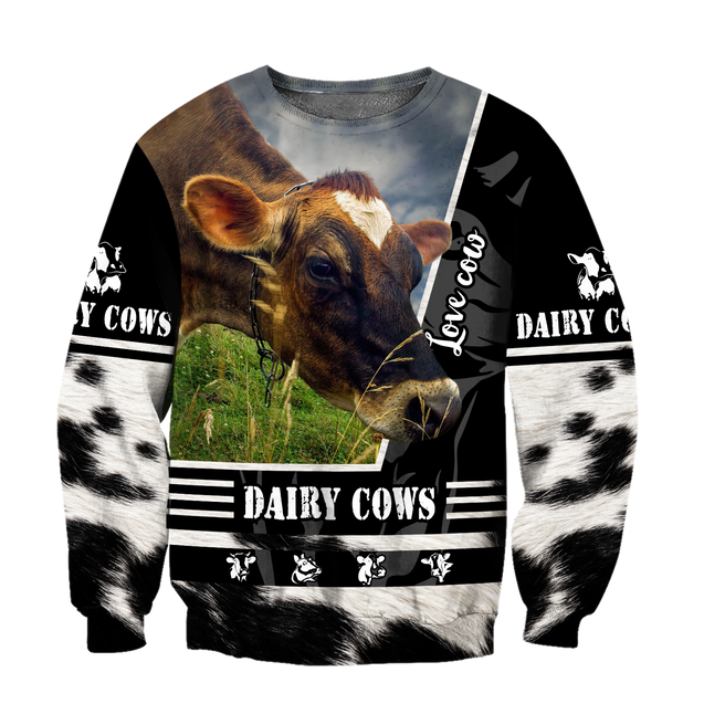 Dairy Cows 3D All Over Printed Unisex Shirts DD1412202