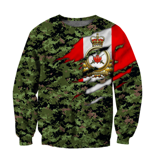 Canadian Army Pullover 3D All Over Printed Shirts PD11032103