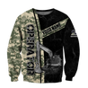 Premium Personalized 3D Printed Camo Excavator Operator Shirts MEI