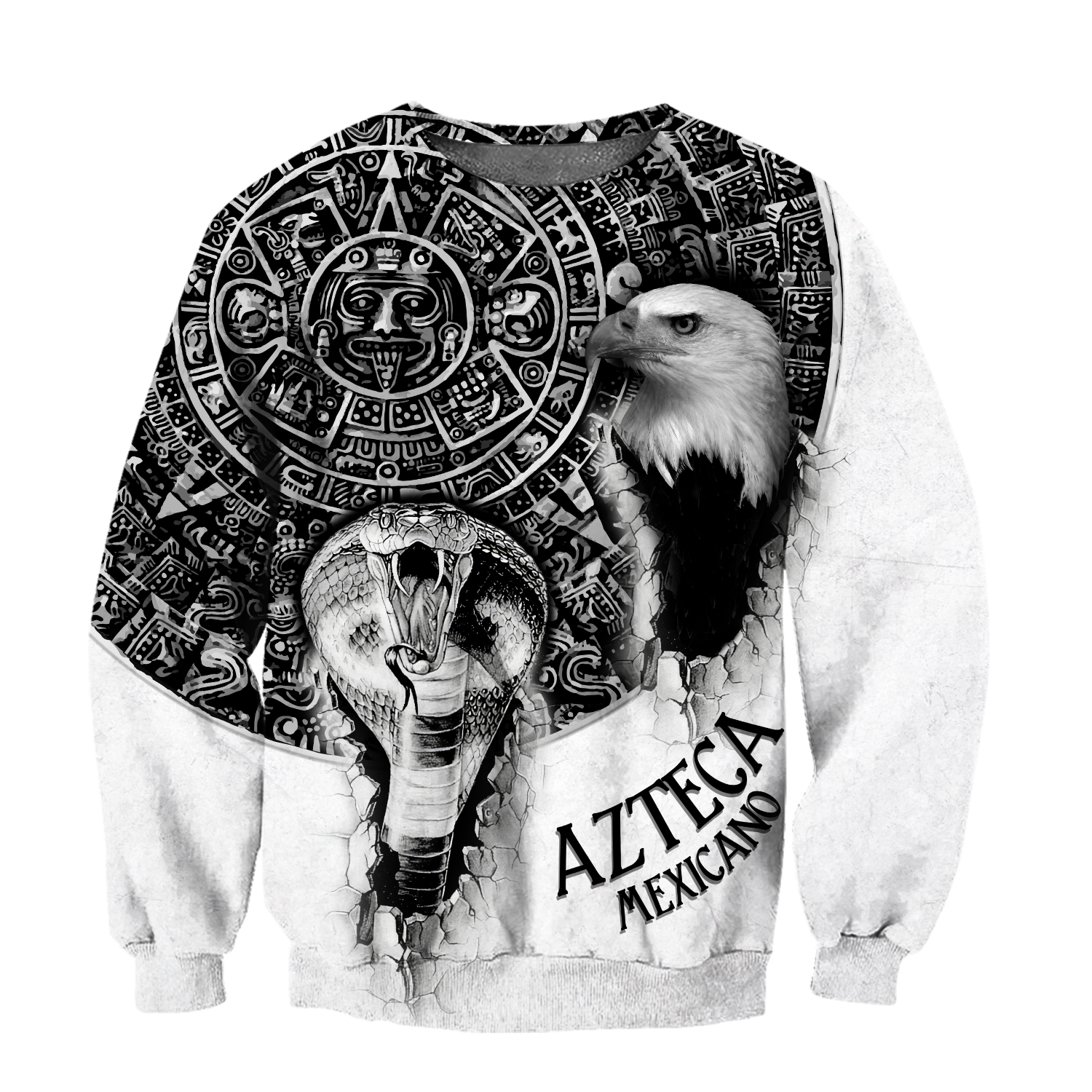 Azteca Mexicano 3D All Over Printed Unisex Hoodie