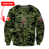 Personalized Name XT Canadian Veteran - Jesus 3D All Over Printed Shirts PD08032102