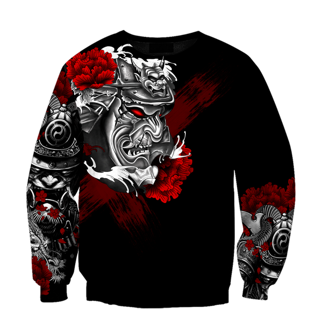 Premium 3D Printed Samurai Tatoo Shirts MEI