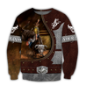 Personalized Name Bull Riding 3D All Over Printed Unisex Shirts Brown Ver