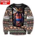 Customized Name Native American 3D All Over Printed Unisex Shirts