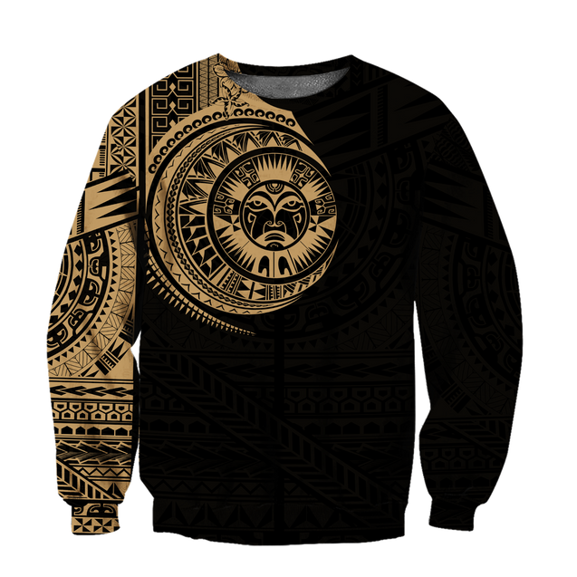 New Zealand Maori Tattoo Unisex Deluxe Hoodie ML