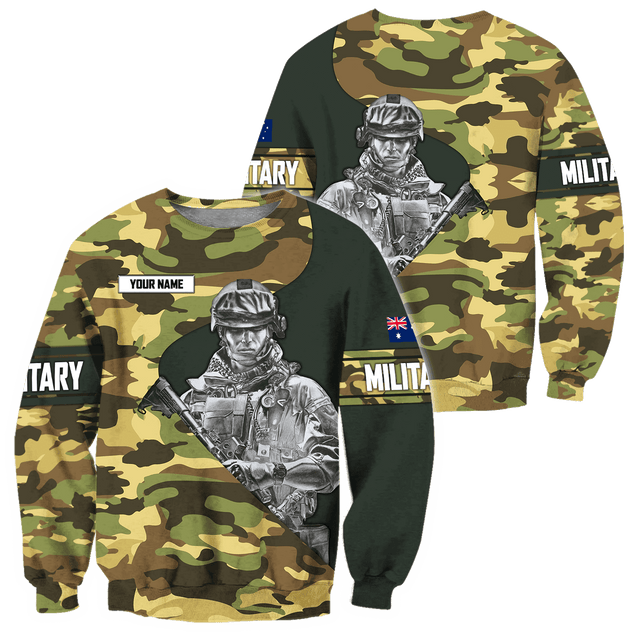 Personalized Australian Army Anzac Day 3D Printed Unisex Shirts TN