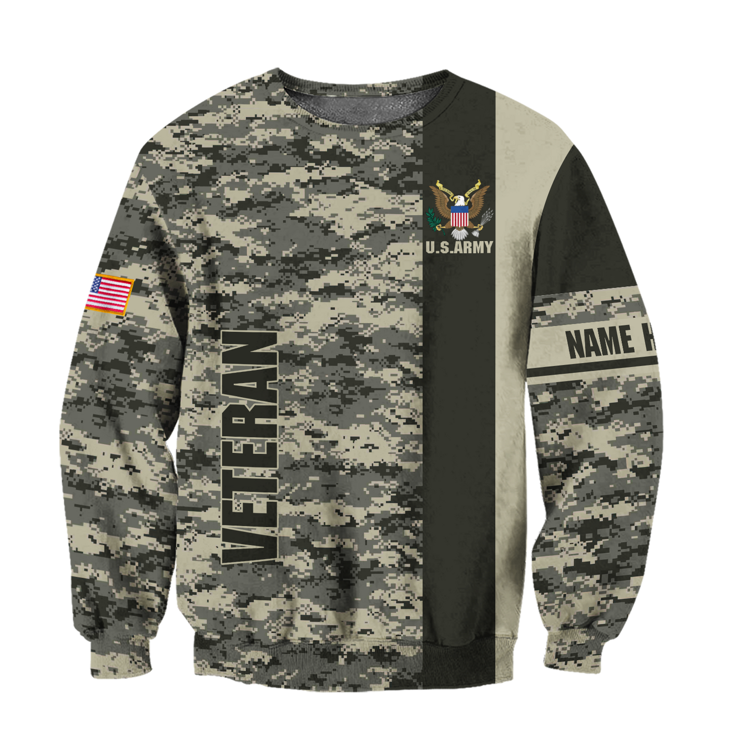 Personalized name German Army Hoodie 3D All Over Printed Unisex Shirts TNA19052102